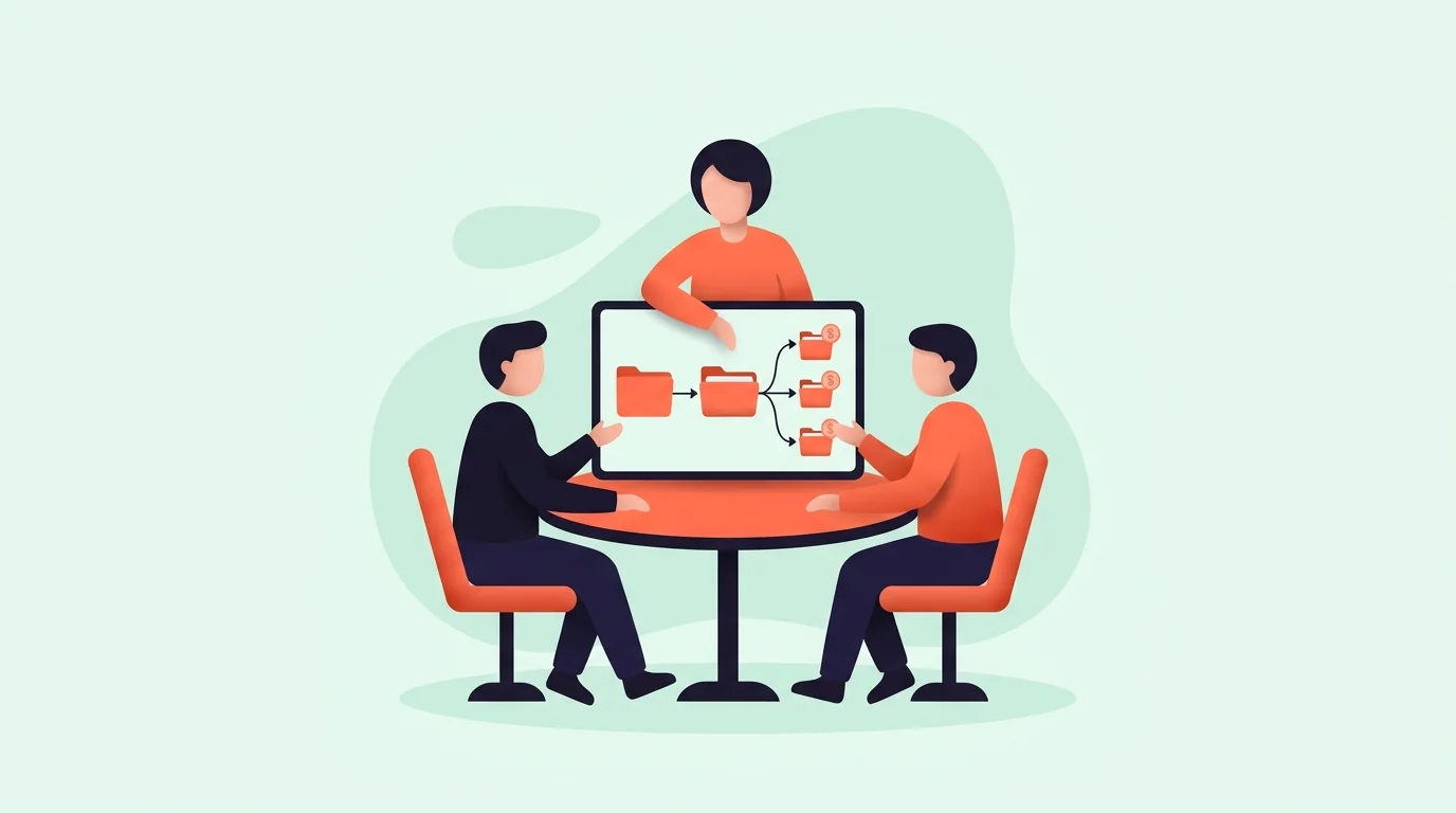 Ilustração de capa: Workspaces no Real Oficial: Como Gerenciar Equipe e Créditos Compartilhados — Cortes na Prática