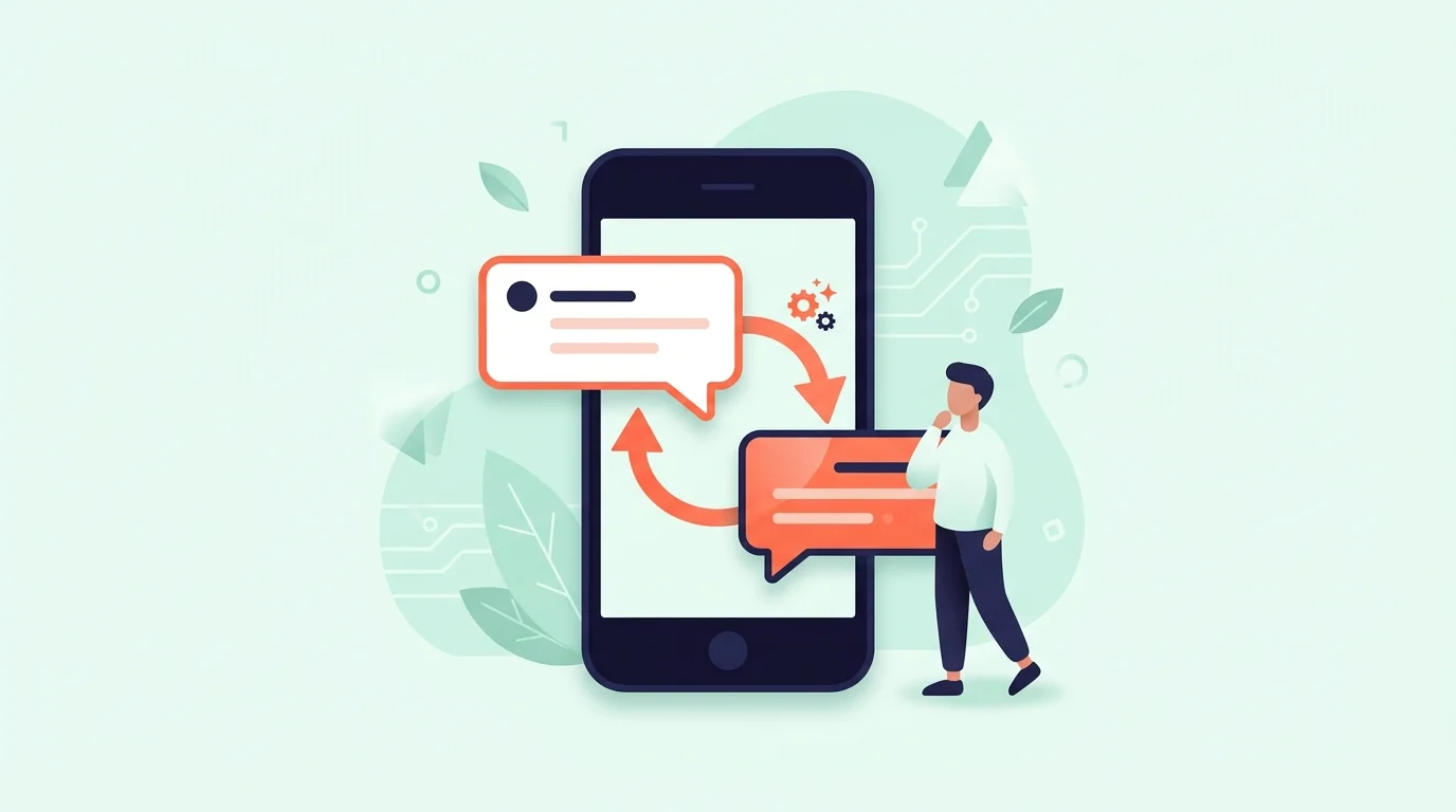 Ilustração de capa: Resposta Automática e DM Automática no Real Oficial: Como Configurar — Cortes na Prática