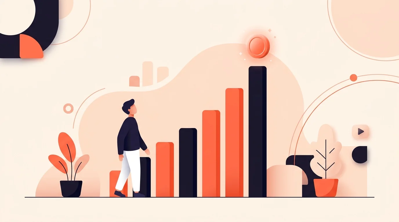 Ilustração de capa: Quanto Ganha um Canal de Cortes por Mês: Exemplos Reais — Cortes na Prática